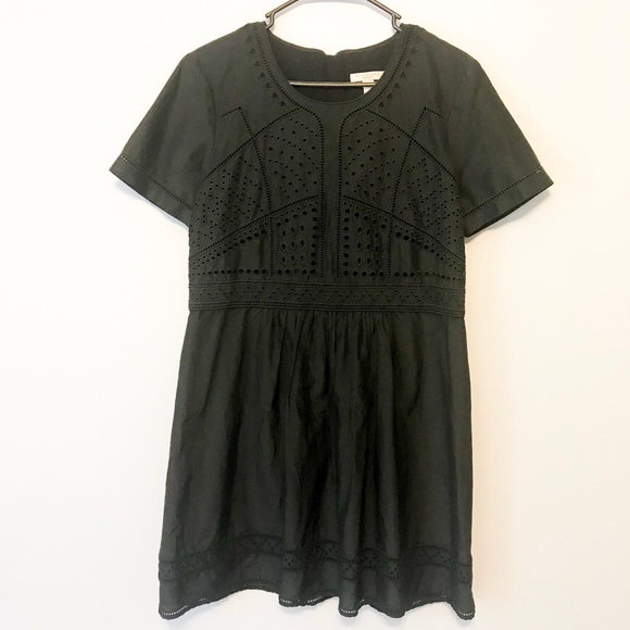 Burberry Dresses & Skirts - Authentic Burberry Brit Black Embroidered  Dress